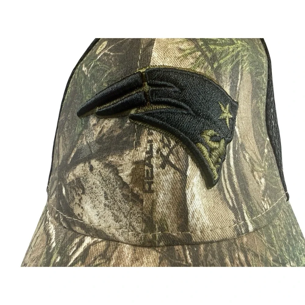 NEW ERA New England Patriots Realtree Camo 39THIRTY Flex Fit Hat M/L NFL - Picture 2 of 11
